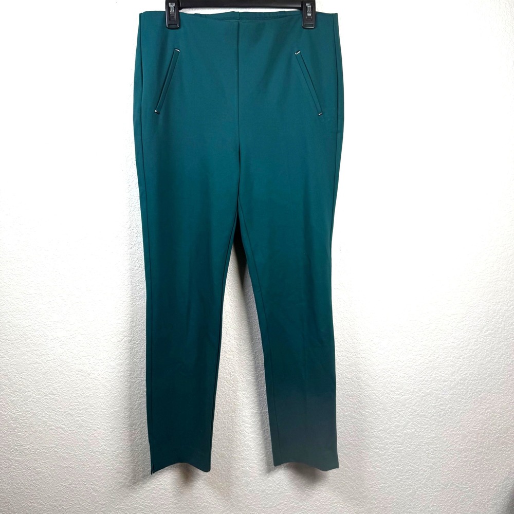 Ann Taylor Teal Green Pants Size 8 Career Business Casual Dressy Trousers